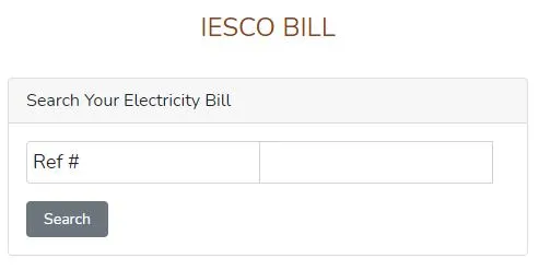 آئیسکو بجلی کا بل آن لائن چیک کریں۔