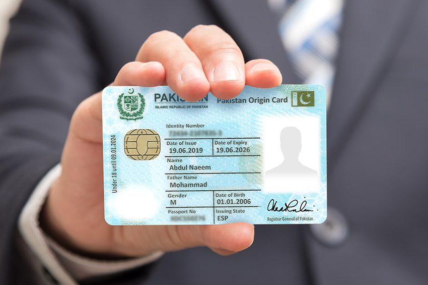 پاکستان اوریجن کارڈ کے لیے درخواست دینے کی تفصیلات